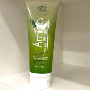 Arnica natural gel, essence of lemon, lavender, Rosemary, sage, vitamin A,B,C,E